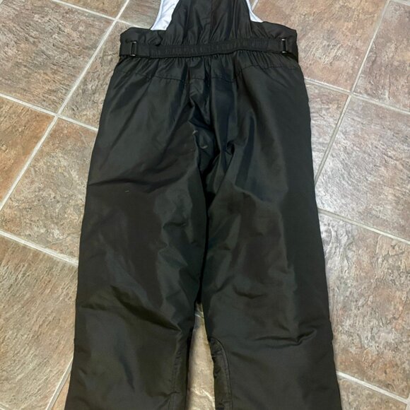 ~~ATHLETIC WORKS MENS Ski Bib Overalls Medium INSULATED Snow Board Pants Black - Picture 4 of 4